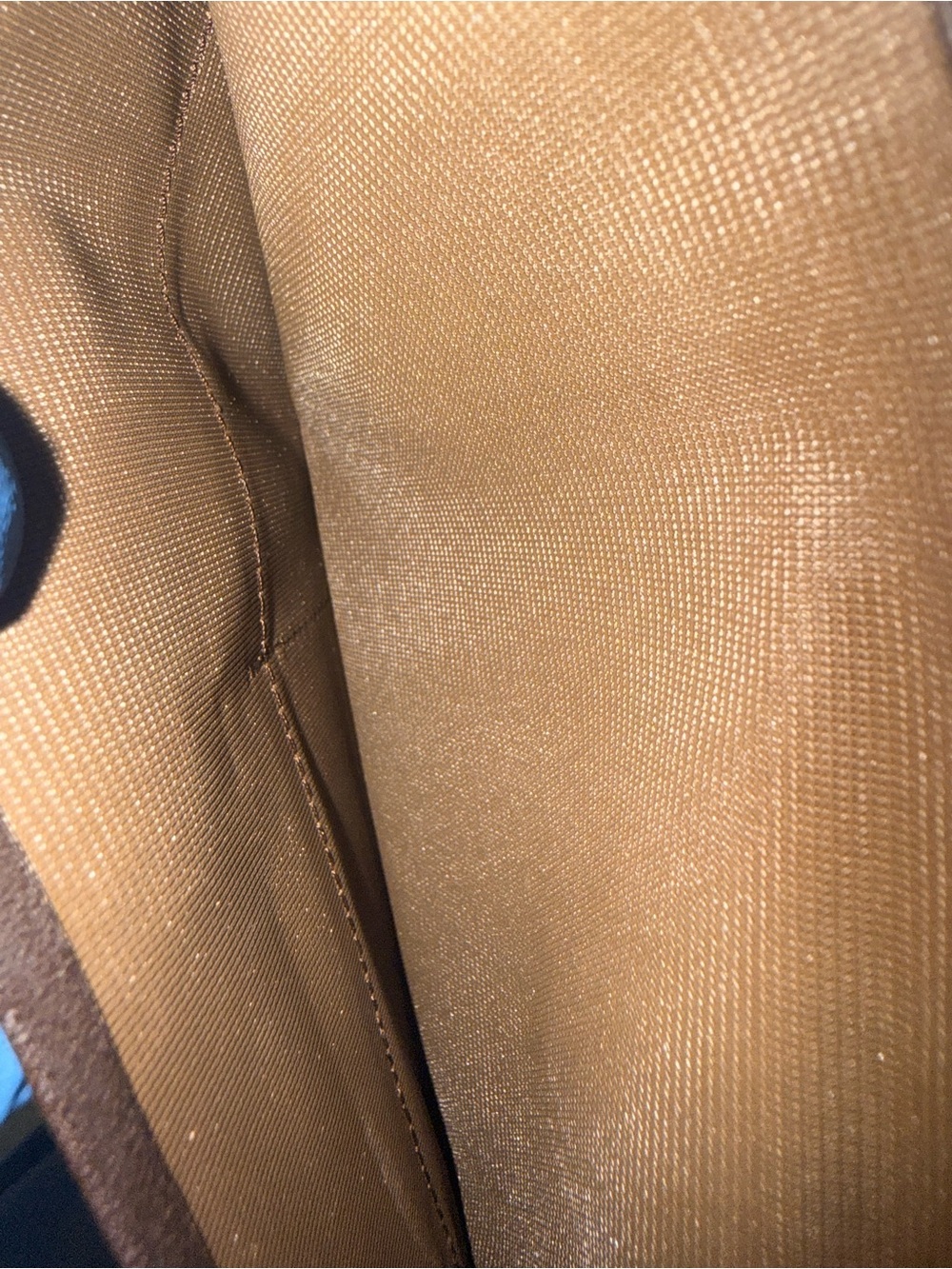 Vintage Longchamp Brown and Gold Monogram Satchel Bag with Long Wallet-GUC!! - Picture 13 of 15